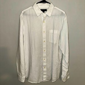 Banana Republic Slim Linen Long Sleeve Shirt
